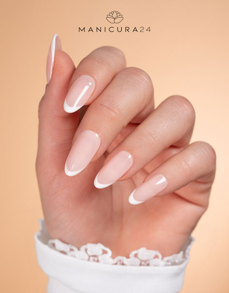 manicura francesa novia