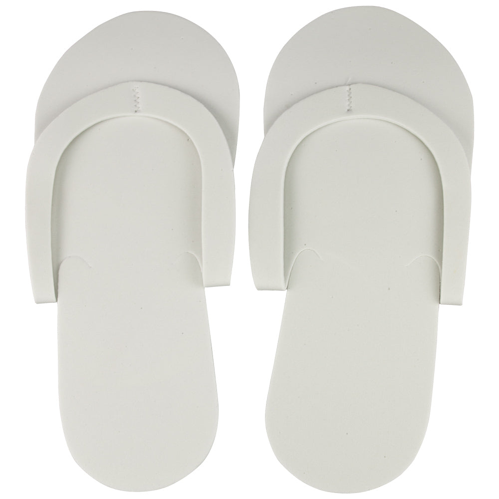 WHITE disposable flip flop