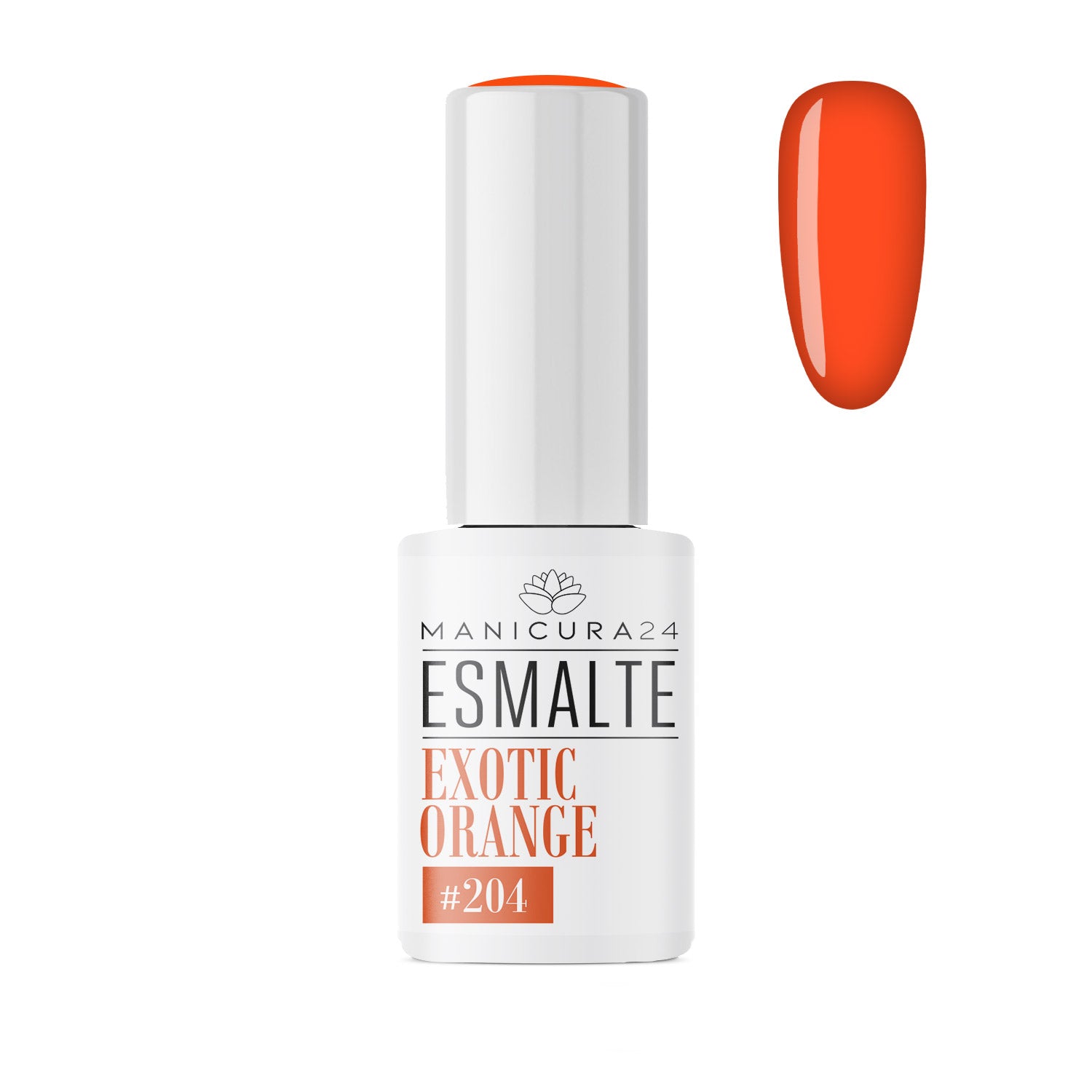 Vernis permanent ORANGE EXOTIQUE #204