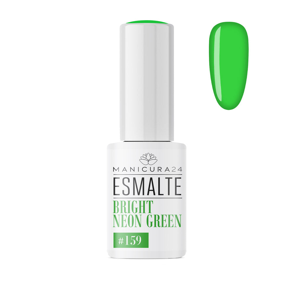 BRIGHT NEON GREEN permanent nail polish #159