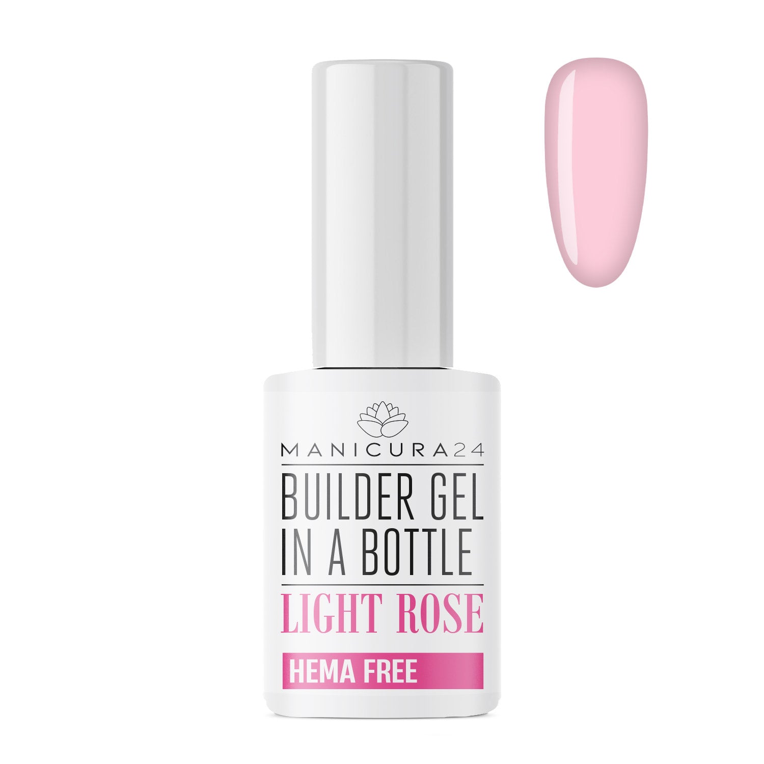 Builder Gel in a Bottle Light Rose - HEMA Free