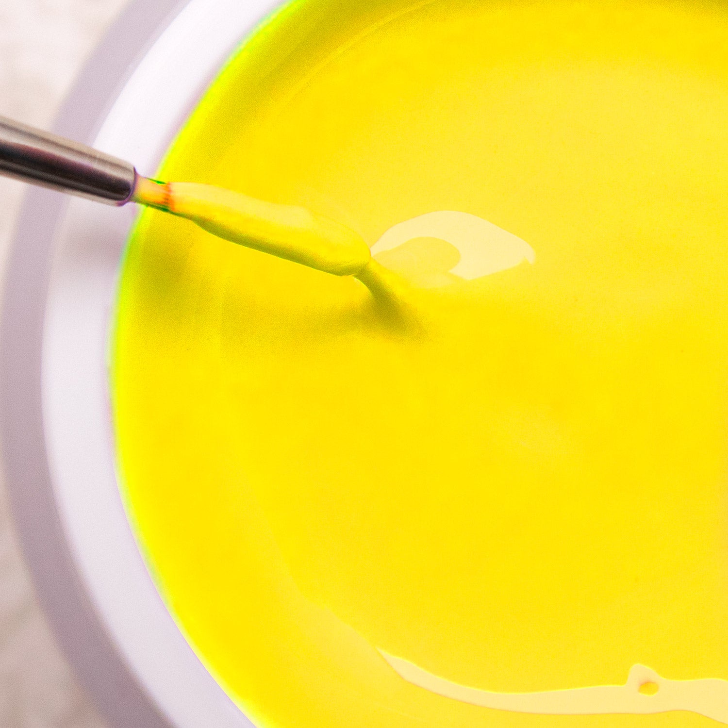 Art Paint Gel Thick Neon Yellow