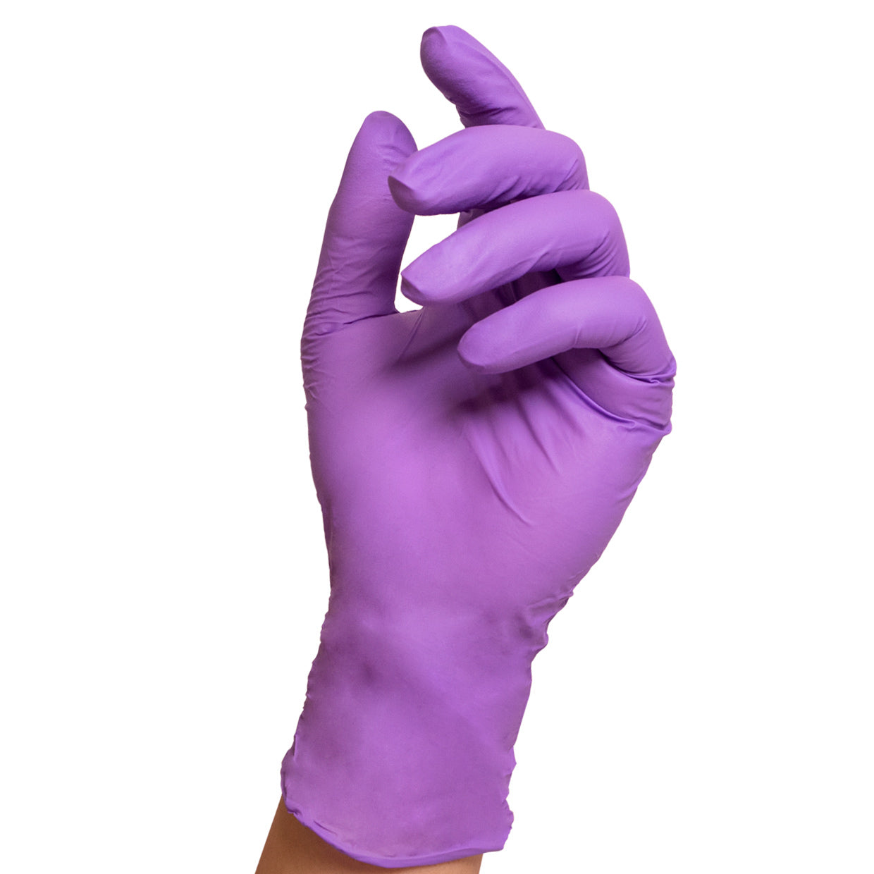 Guantes de nitrilo sin polvo - VIOLET