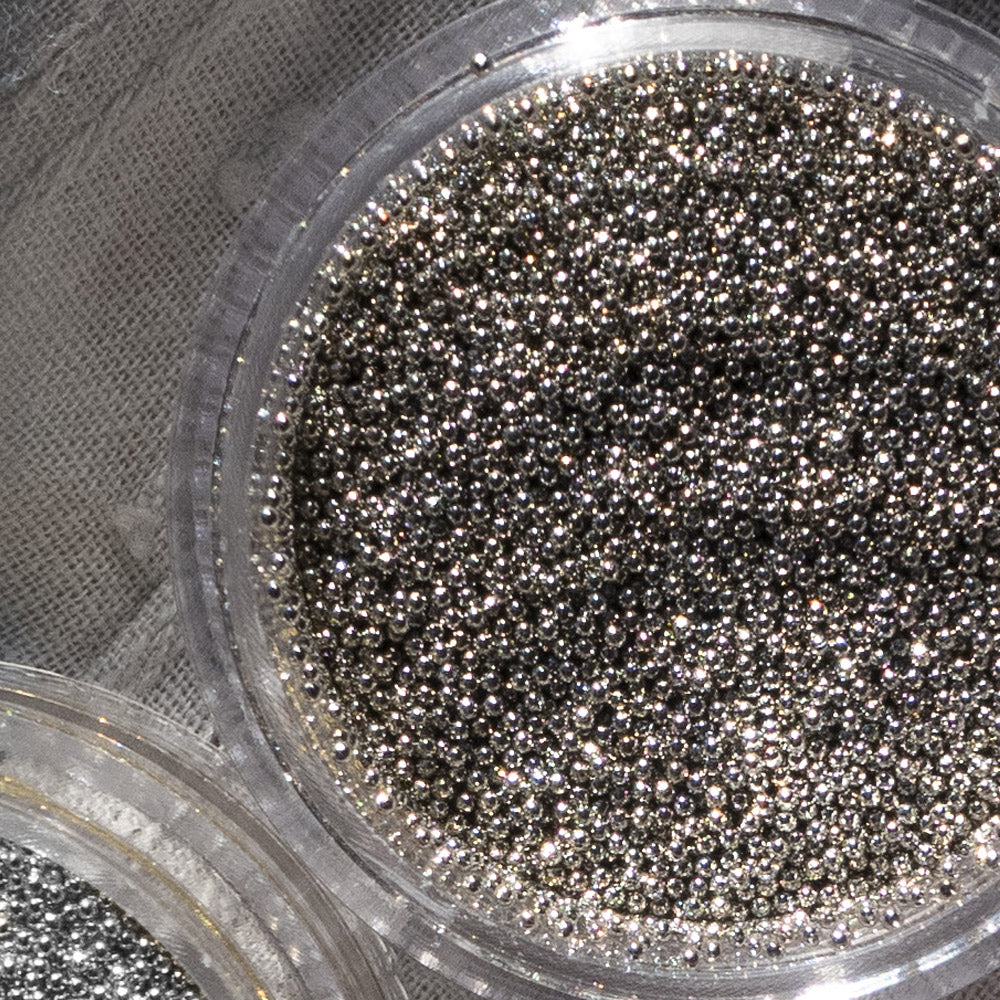 Metallic micro beads - ANTHRACITE (0.6 mm)