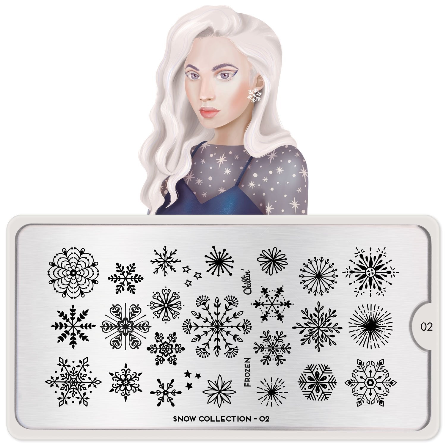 MoYou Placa Stamping Snow nr 02