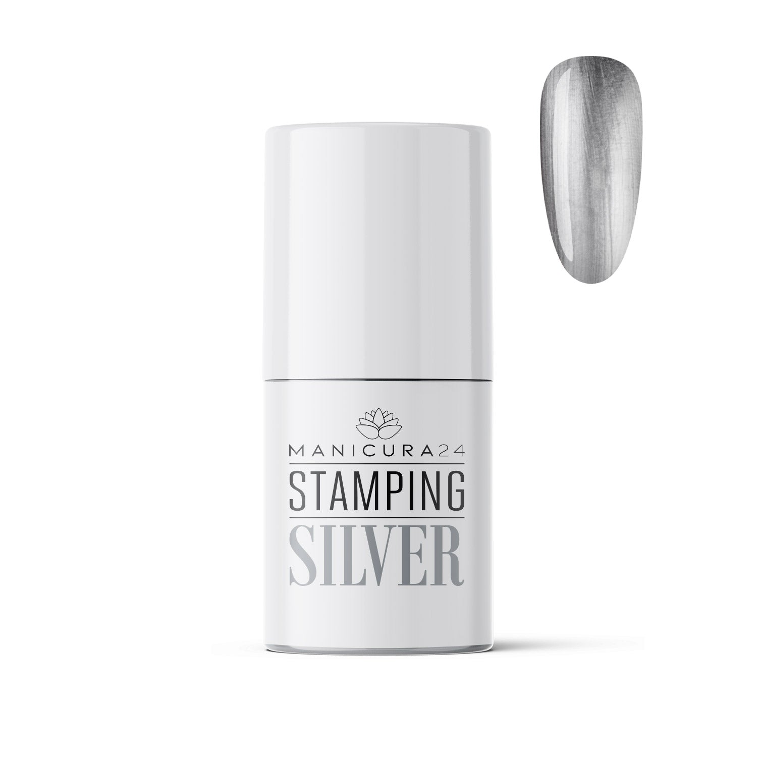 Stamping Enamel - Silver