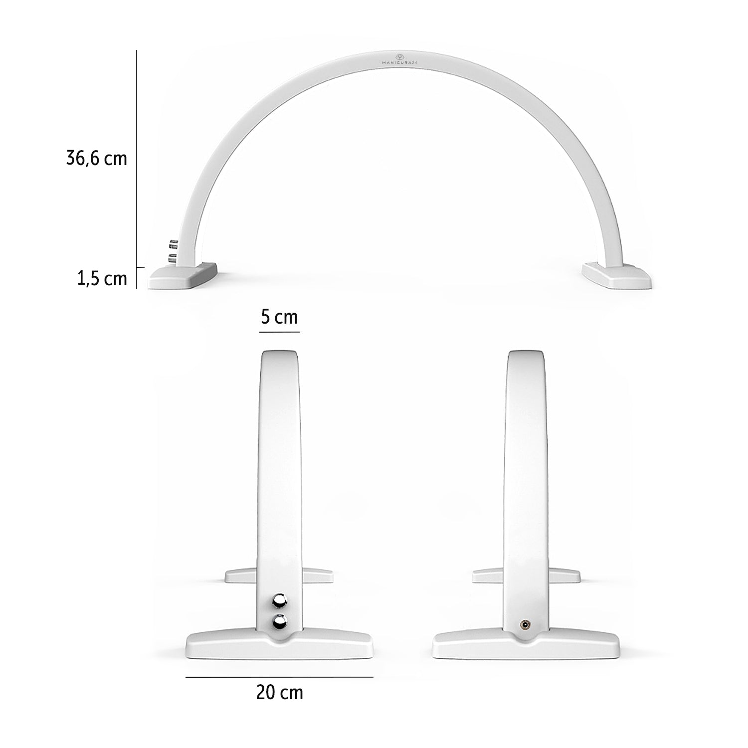 Lámpara de Mesa LED con Soporte para Móvil