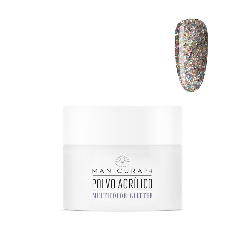 Polvo acrílico - MULTICOLOR GLITTER