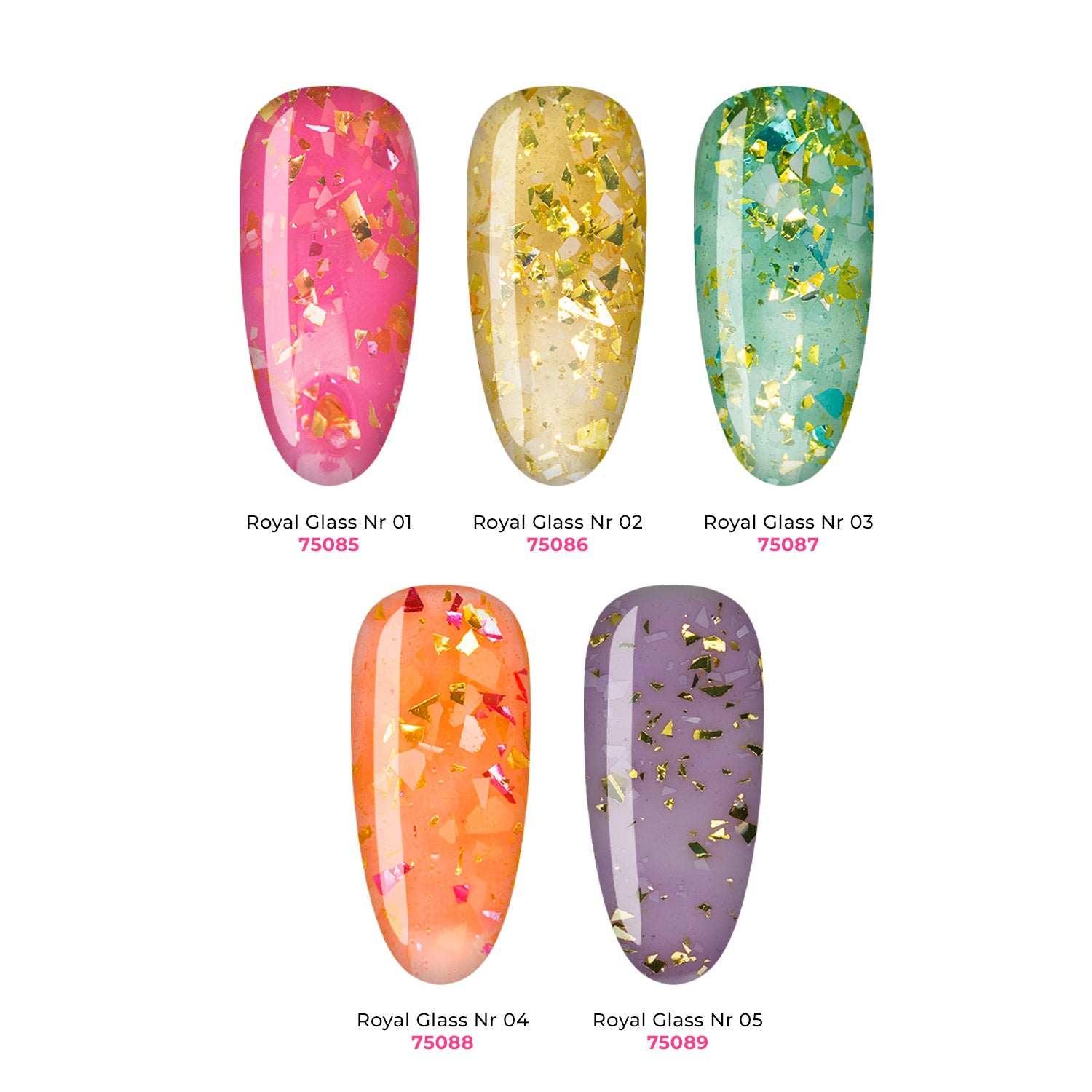 Pack esmaltes permanentes ROYAL GLASS