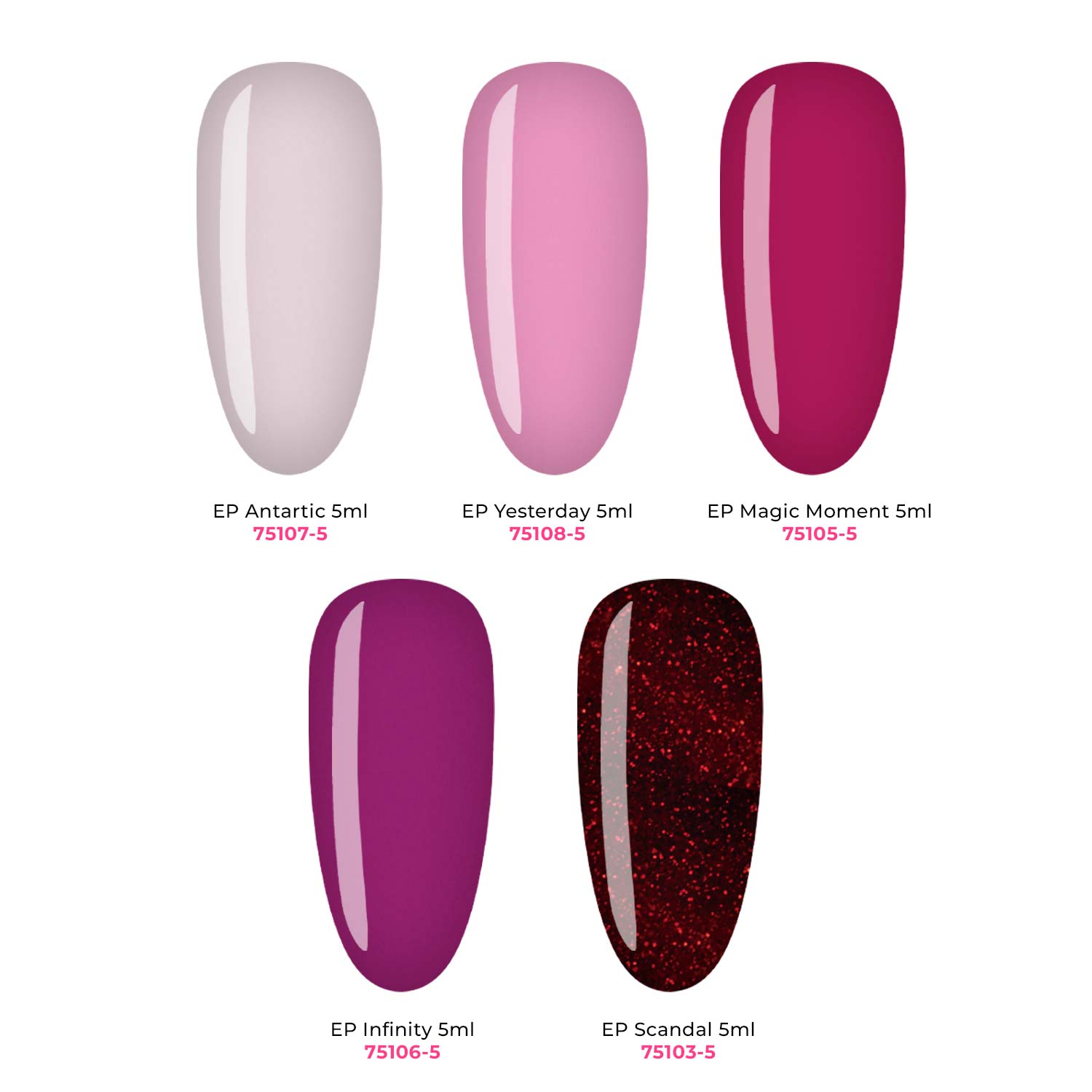 Pack esmaltes permanentes DREAM IN MAGENTA