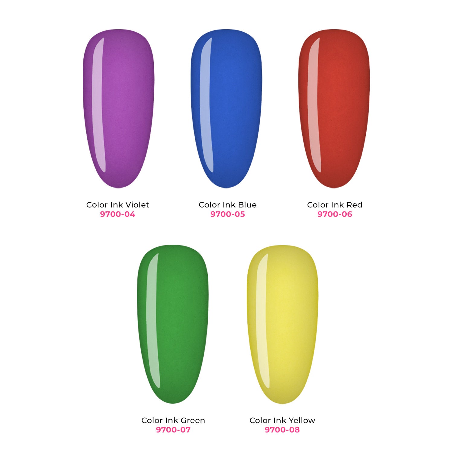 Pack Nailart Color Ink - nr 1