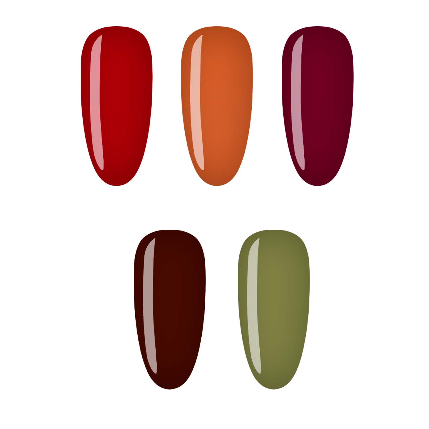 Pack esmaltes permanentes DEAR AUTUMN