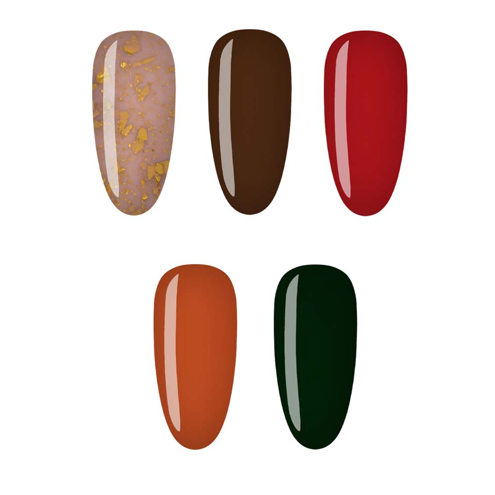 Pack esmaltes permanentes SWEET & SPICY (5 unidades)