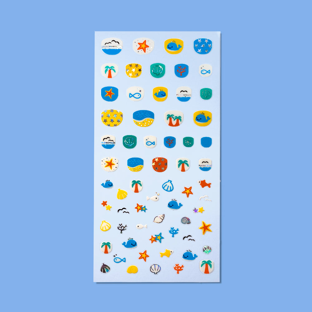 Kids Stickers - Beach Time