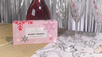 nuevos esmaltes brillantes de invierno coleccion navidad glowy season