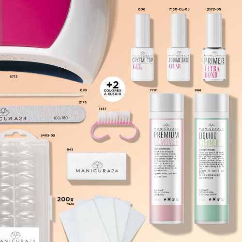 Kit profesional Soft gel - Lámpara 48W